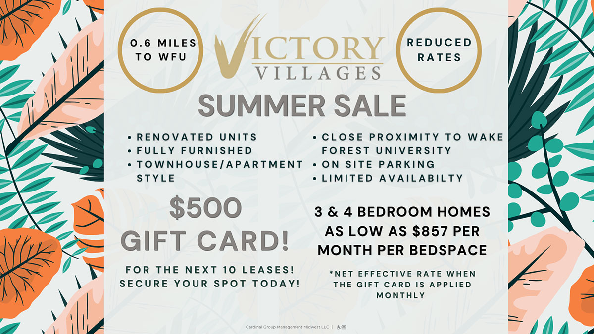 wake forest student housing options